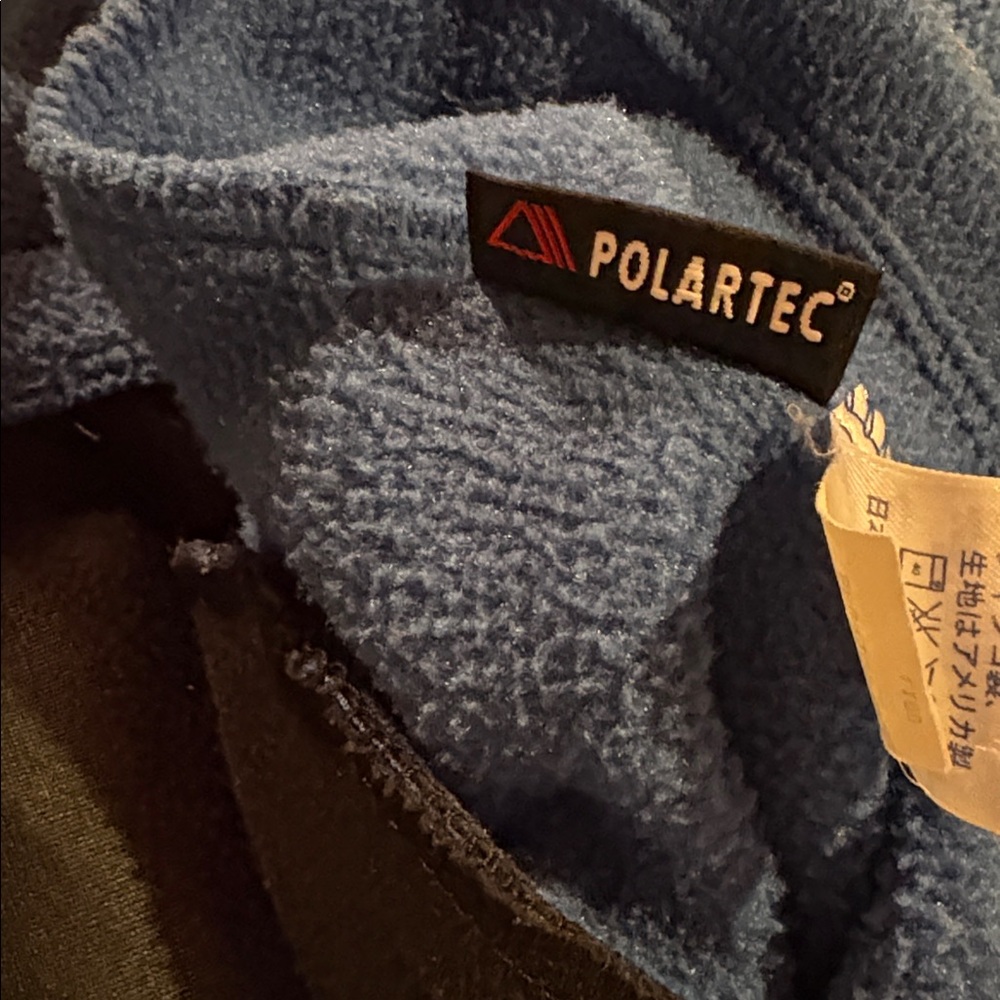 Land’s End large Blue Fleece Zip-Up Jacket - Picture 7 of 7